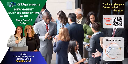 GTApreneurs June 16-2026 Newmarket Business Networking Event
