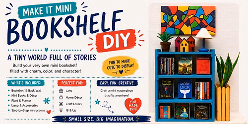 Make It Mini Miniature Bookshelf