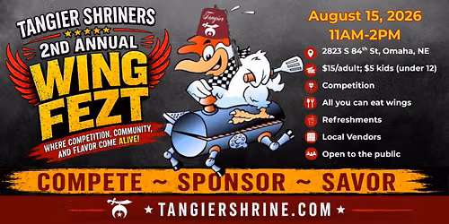 Tangier Shriners Second Annual Wing Fezt
