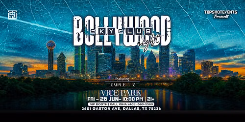 SKYCLUB  Party | Bollywood  at Vice Park Rooftop