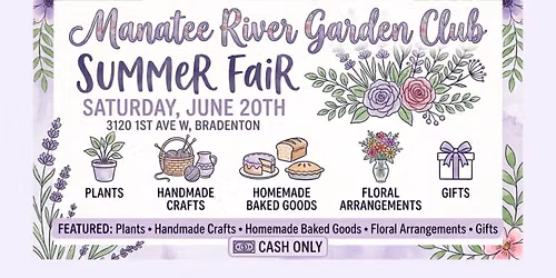 Manatee River Garden Club Summer Fair