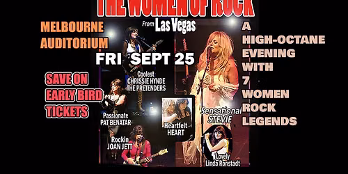 THE WOMEN OF ROCK LAS VEGAS SHOW at MELBOURNE AUDITORIUM SEPT 25