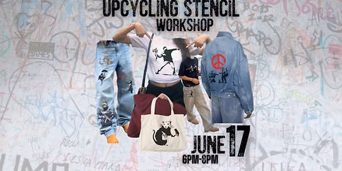 Upcycling Stencil Workshop