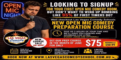 Las Vegas International school of Stand-up Comedy Open Mic Prep Course