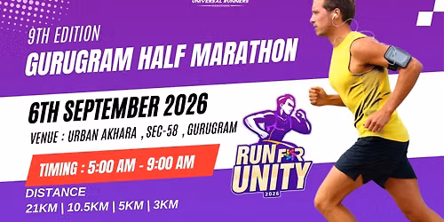 9th Edition Gurugram Half Marathon 2026
