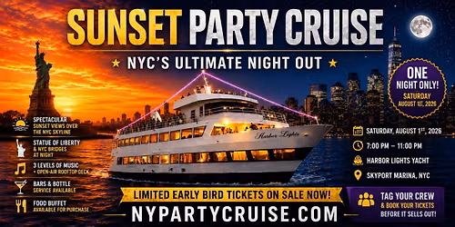 NYC Sunset Party Cruise