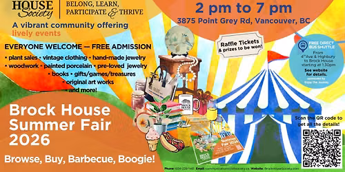 Brock House Summer Fair 2026