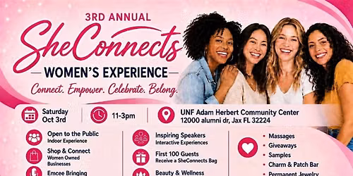 3rd Annual SHEConnects Women's Experience