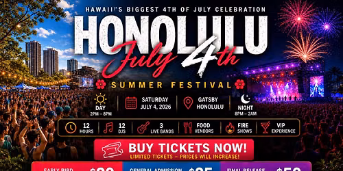 HONOLULU JULY 4TH FESTIVAL