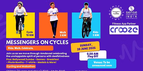 Messengers on Cycles 2026: Cycling and Walkathon