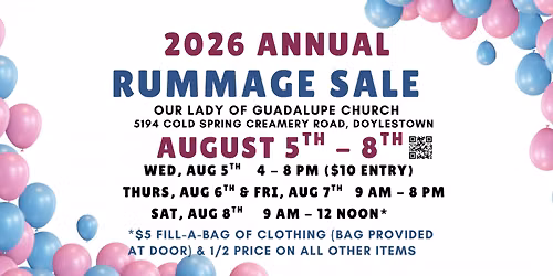 Annual Rummage Sale