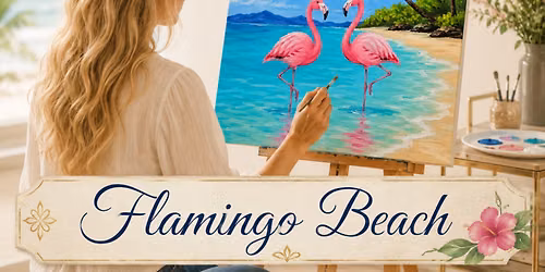 Back to the Basics Acrylic Painting One-Day Class - Flamingo Beach