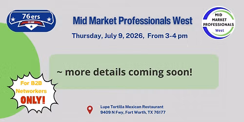 Mid Market Professionals West