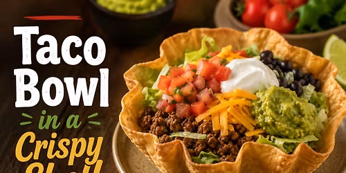 The Art of Cooking: Back to the Basics - Taco Bowl in a Crispy Shell