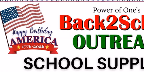 School Supply Drive 2026 CLIFTON