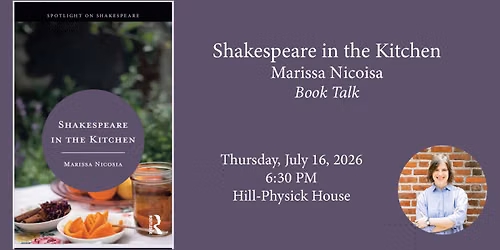 Shakespeare in the Kitchen Book Talk