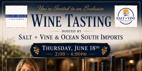 Blue Rock Wine Tasting at Salt & Vine