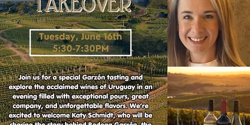 Garz\u00f3n Takeover at Cork & Glass