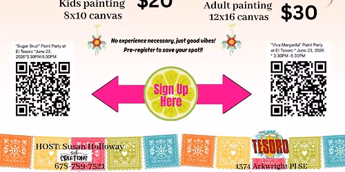Paint Party at El Tesoro