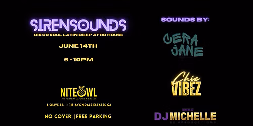 SirenSounds Monthly House Music Party