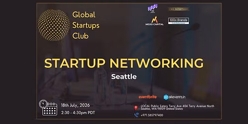 Global Startups Club Startup Networking Seattle