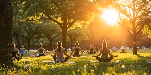 A Morning of Yoga Outdoors