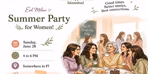 Eid Milan Party for Women Islamabad