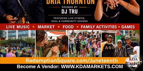 Generation Park's 4th Annual Juneteenth Celebration at Redemption Square 