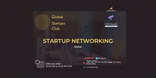 GLOBAL STARTUPS CLUB l STARTUP NETWORKING Dallas 2026