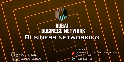 Business Networking Dubai 2026
