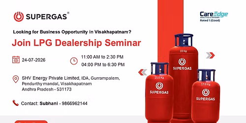 Seminar on LPG Cylinder Dealership | Visakhapatnam