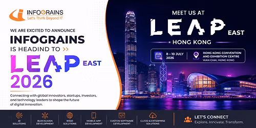 Meet Infograins at LEAP East 2026 Hong Kong