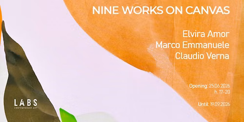 3X3 \u2013 Nine works on canvas