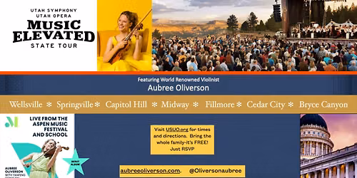 Aubree Oliverson - Utah Symphony Music Elevated Tour