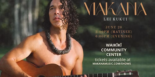Makana Live in Waik\u012bk\u012b