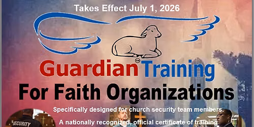 Church Security Team License Qualification Class