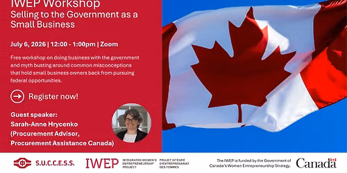 IWEP Workshop: Selling to the Government as a Small Business with PAC