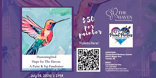 \ud83c\udfa8 Hope for The Haven: A Paint & Sip Fundraiser