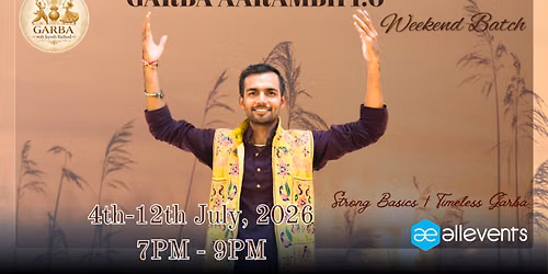 \ud83d\udd25 GARBA AARAMBHA 1.0 | Weekend Regular Garba Classes with Jayesh Rathod \ud83d\udc83\u2728
