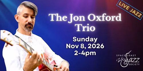 Jazz Concert by the Jon Oxford Trio
