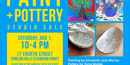 Painting & Pottery Studio Sale