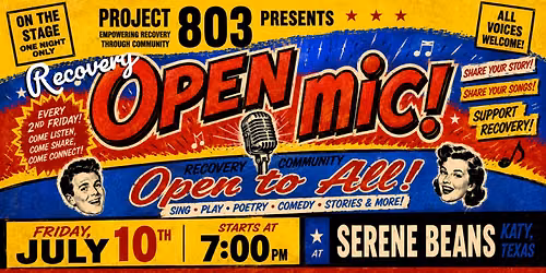 2nd Friday Recovery Open Mic Night