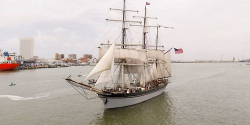 HISTORIC 1877 TALL SHIP ELISSA DEPARTS TEXAS FOR BOSTON