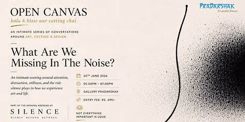 Open Canvas: What Are We Missing in the Noise?