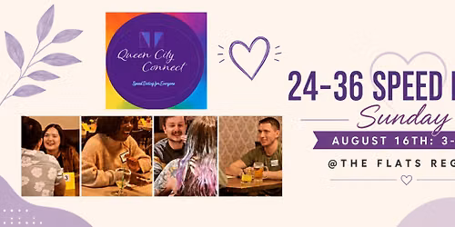  Regina Men + Women's Speed Dating: Ages 24-36