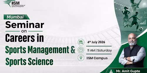 Careers in Sports Management & Sports Science at IISM Campus!