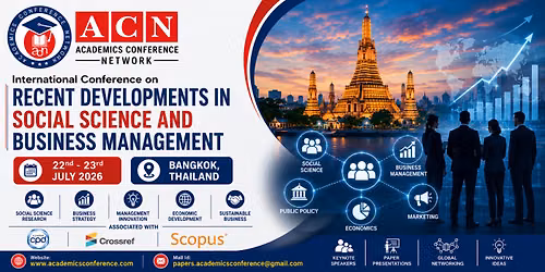 International Conference on Recent Developments in Social Science and Business Management (ICRDSSBM)