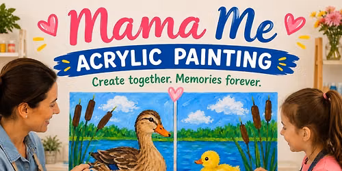 Parent and Child Paint Date: A Perfect Day Together Acrylic (Ages 6 and Up)