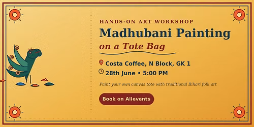 Brewed in Art: A Madhubani Workshop