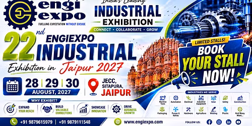 22rd Engiexpo Industrial Exhibition In Jaipur 2027